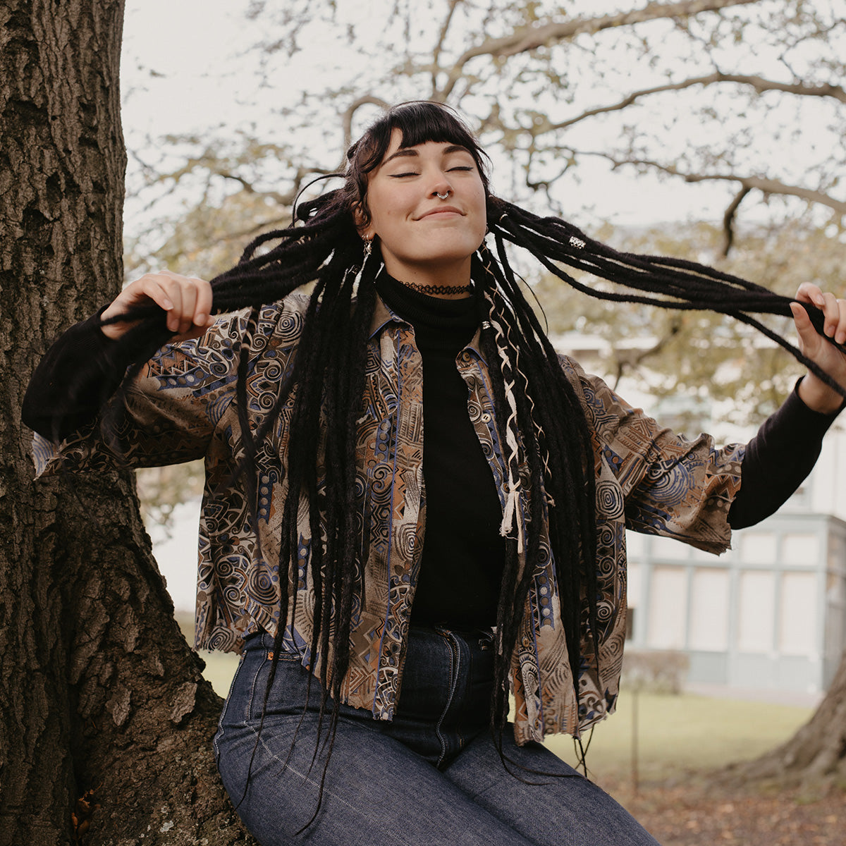 Synthetic Dreads for short hair