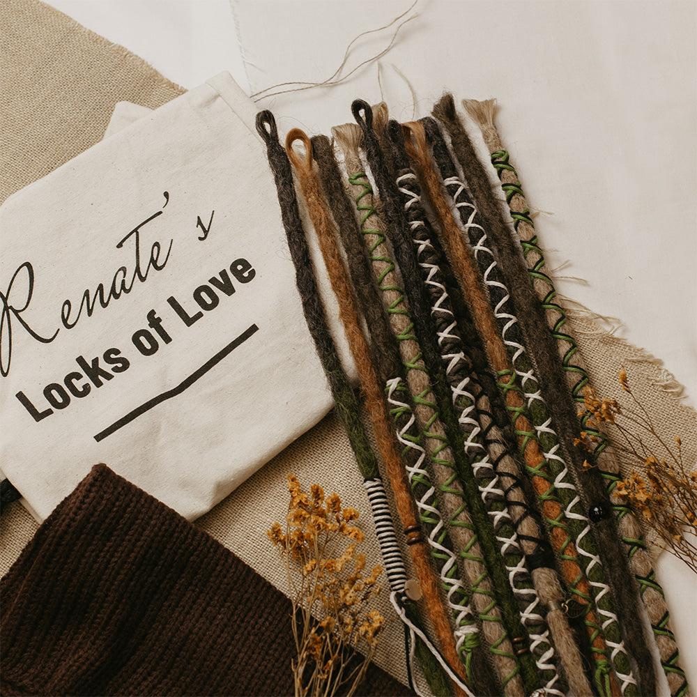 Accent set with locks of love storage bag, blog how to wash your accent set