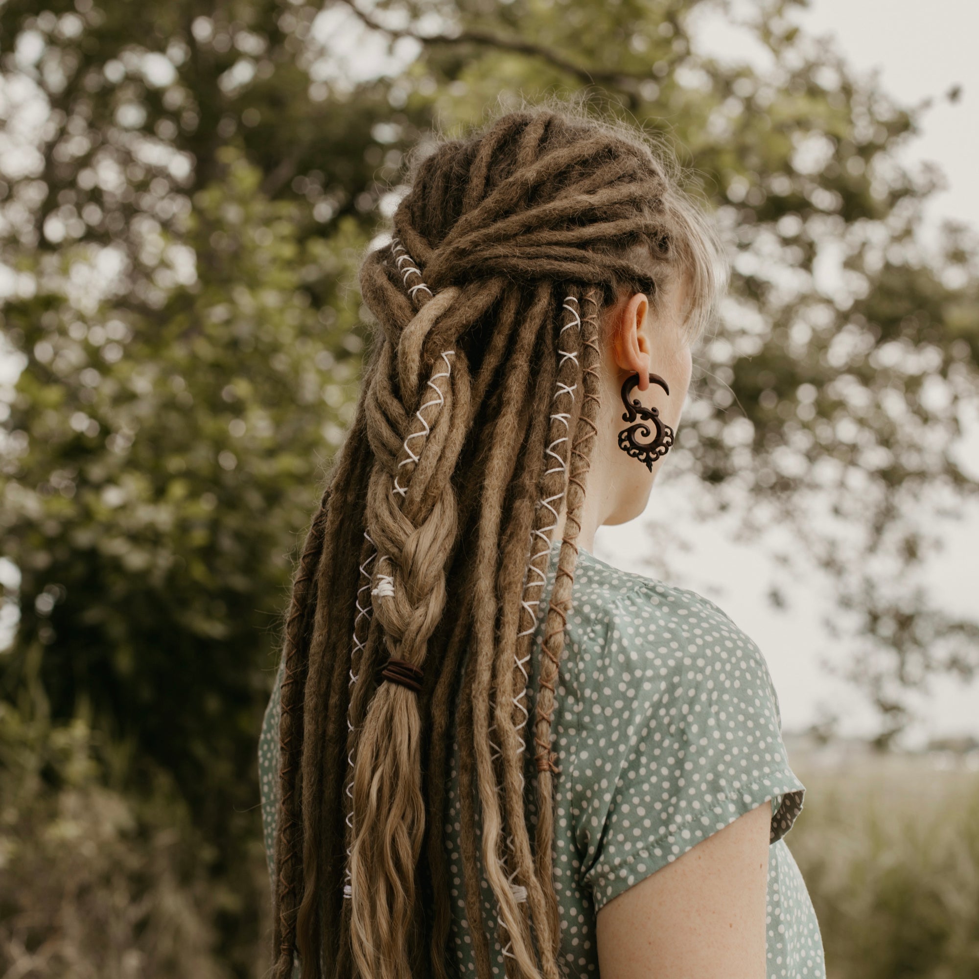 With what type of hair can I best extend my Real Dreads?