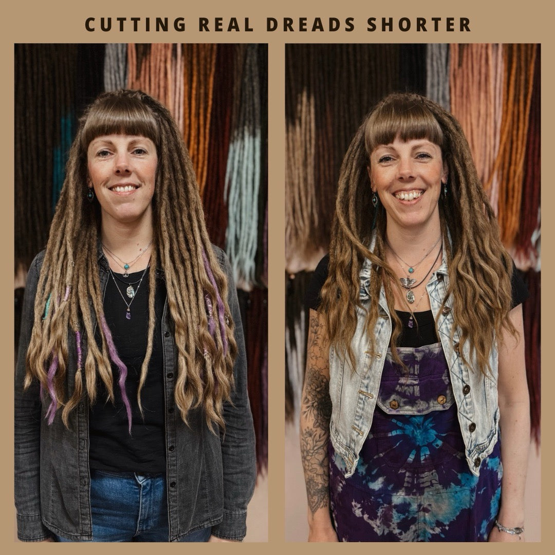 Cutting real dreadlocks shorter: why?