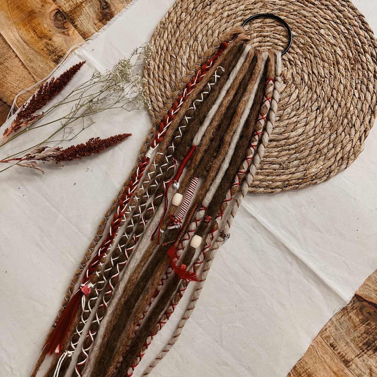 Decorated Dreadlocks Partial Style