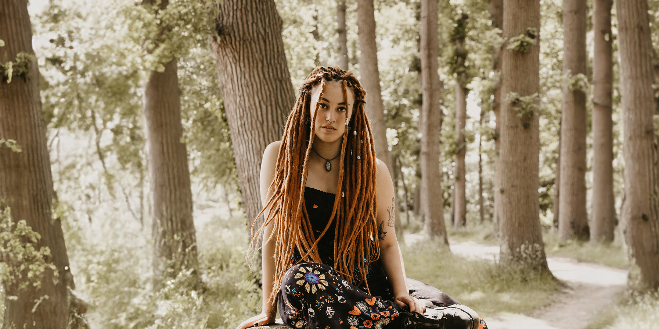 Dreadshop Synthetic Locks of Love Go Ginger Bum Length