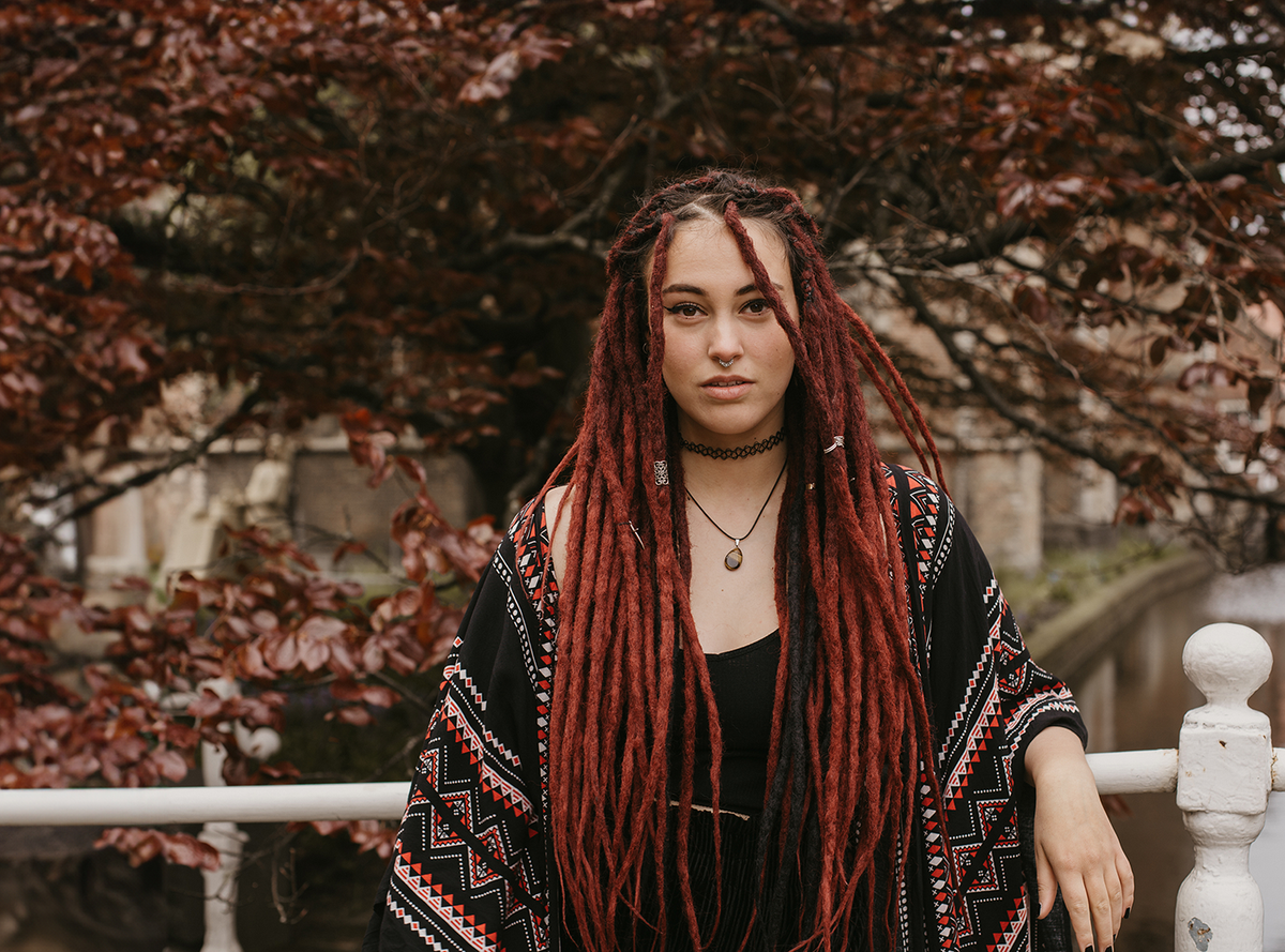 Dreadshop Synthetic Dreadlock Extensions Locks of Love Maroon