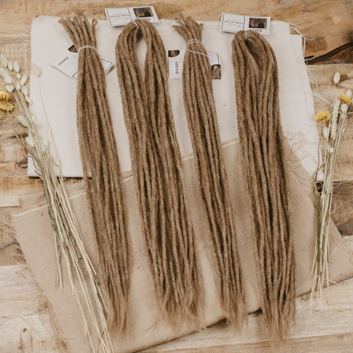 Dreadshop Synthetic Dreadlock Extensions Locks of Love Dark Blonde