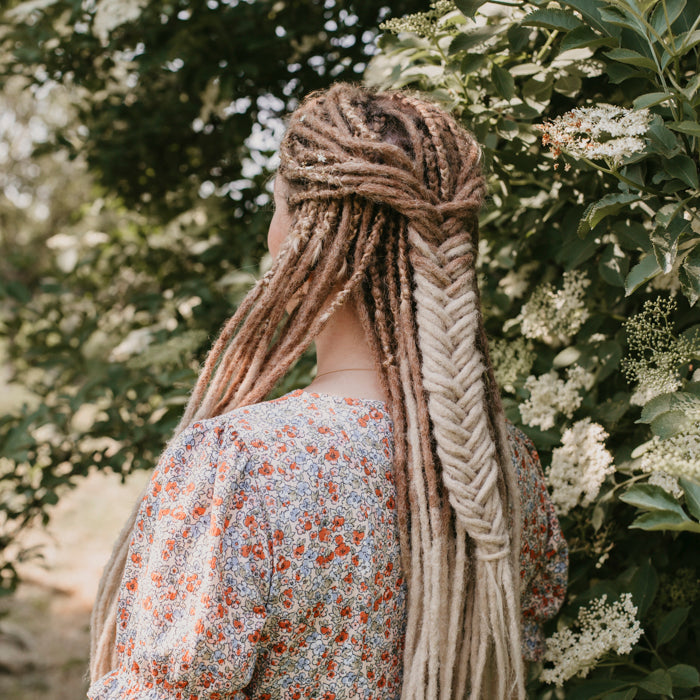 Sand storm Renate's Locks of Love, Full head, Shop the look, plain dreads, loose bundles