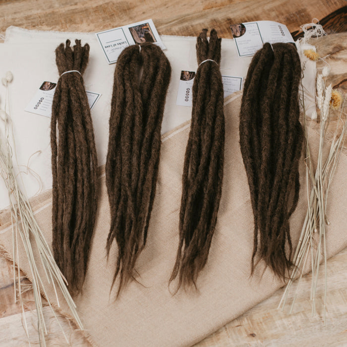 Dreadshop Synthetic Dreadlock Extensions Locks of Love Hazelnut Dream