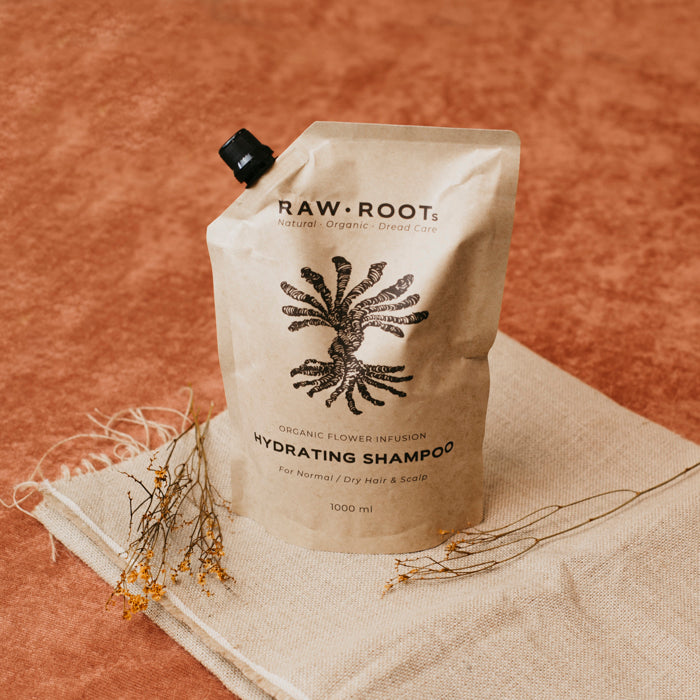 RAW ROOTS hydrating shampoo