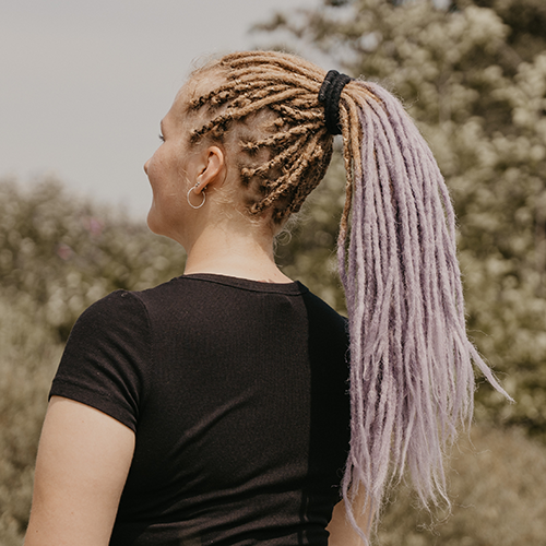 Spiralock Felt Black Dreadlock Accessoire