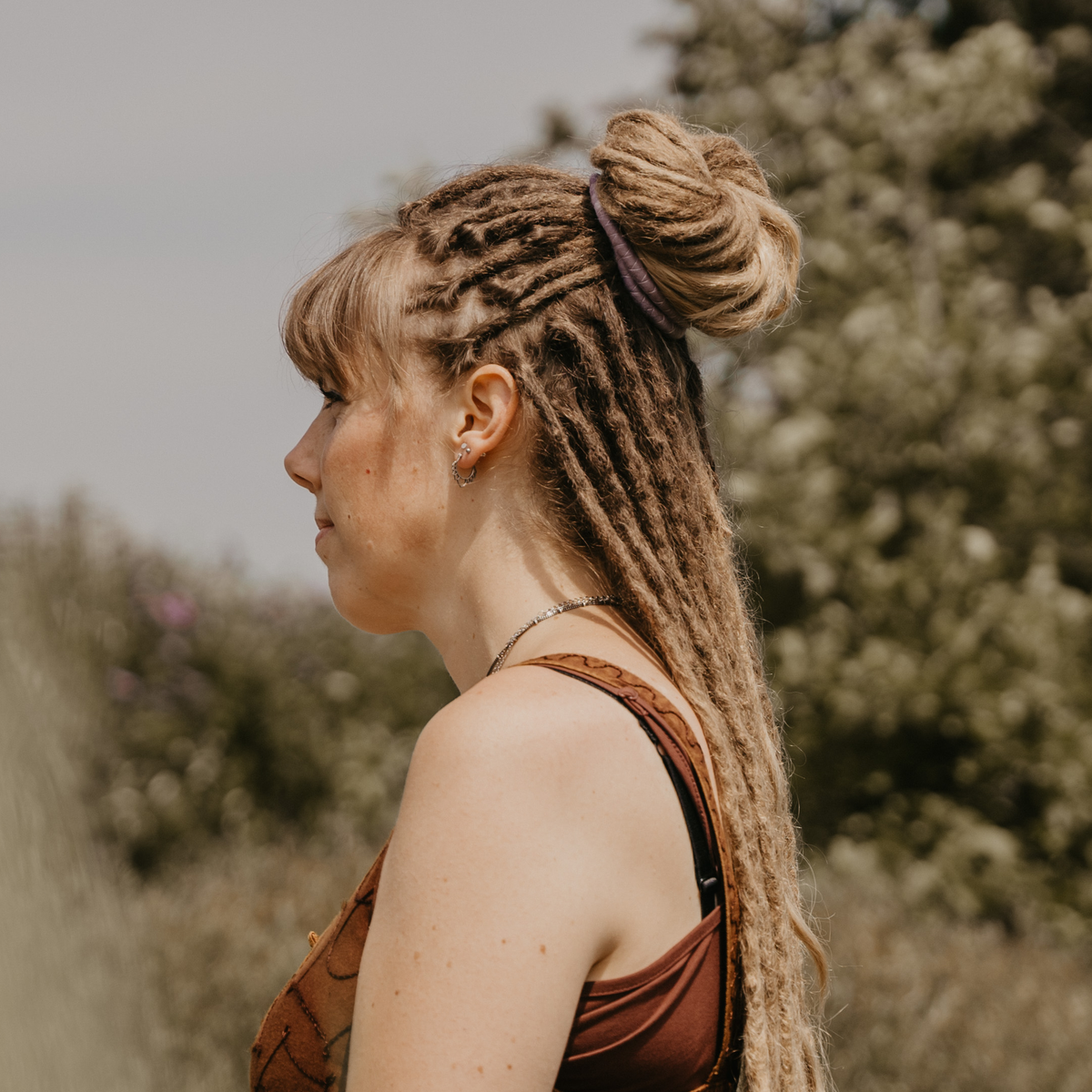 Spiralock Felt Lavender Dreadlock Accessoire