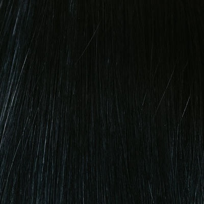 Human Hair Black close up 