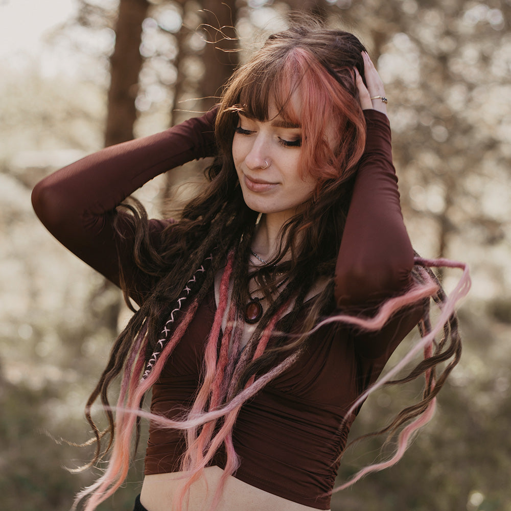 Partial Real Dreads by Dreadshop, model Em its Em