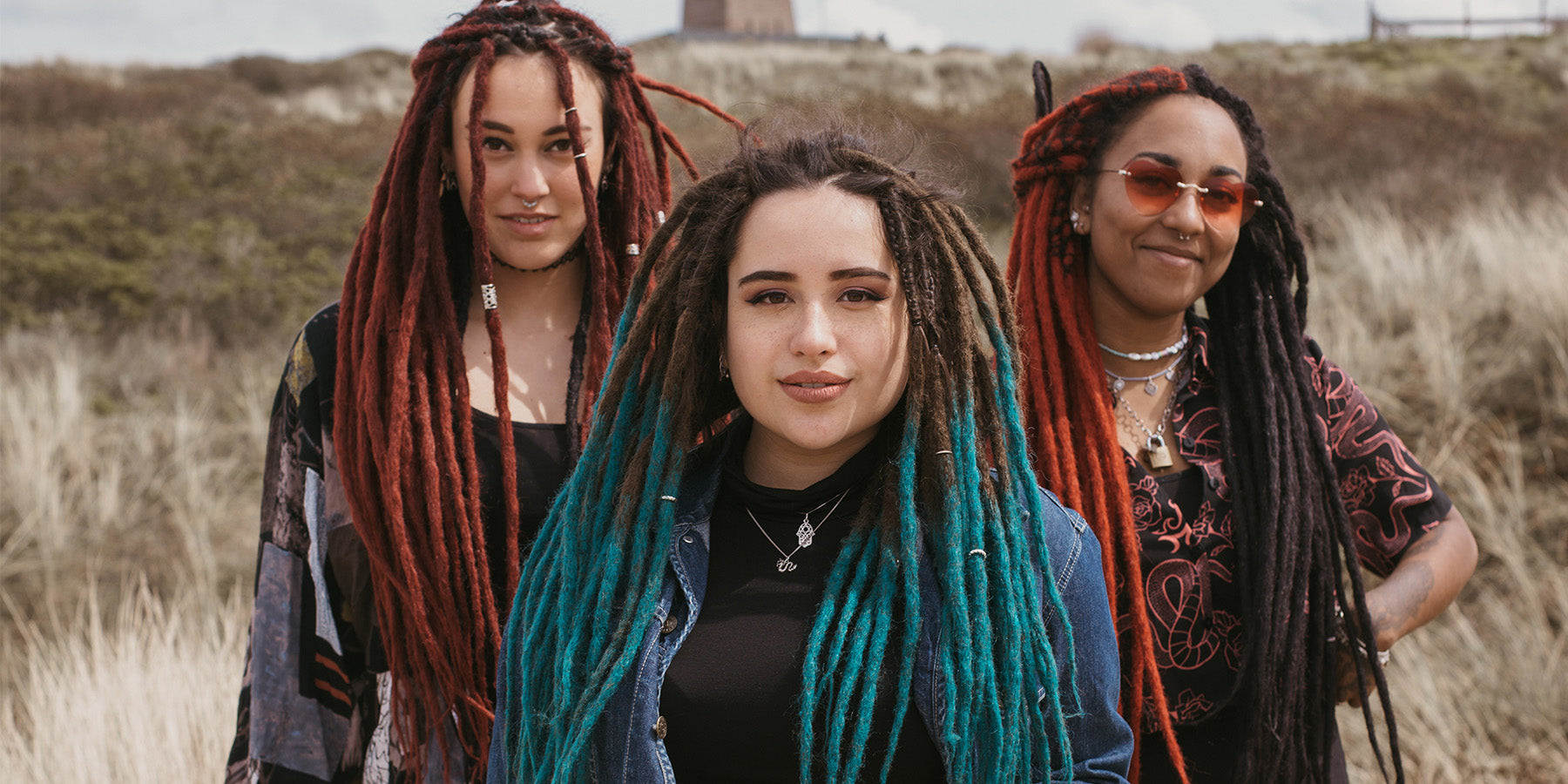 Synthetic dreadlock extensions, locks of love by dreadshop