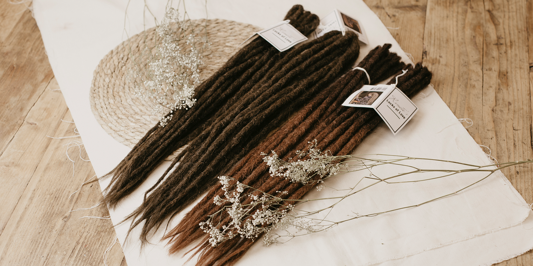 Synthetic dreadlock extensions, locks of love by dreadshop
