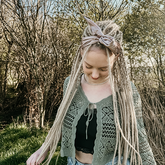 Satin Dreadlock Hairwrap Rosy Dreadlock Accessoire