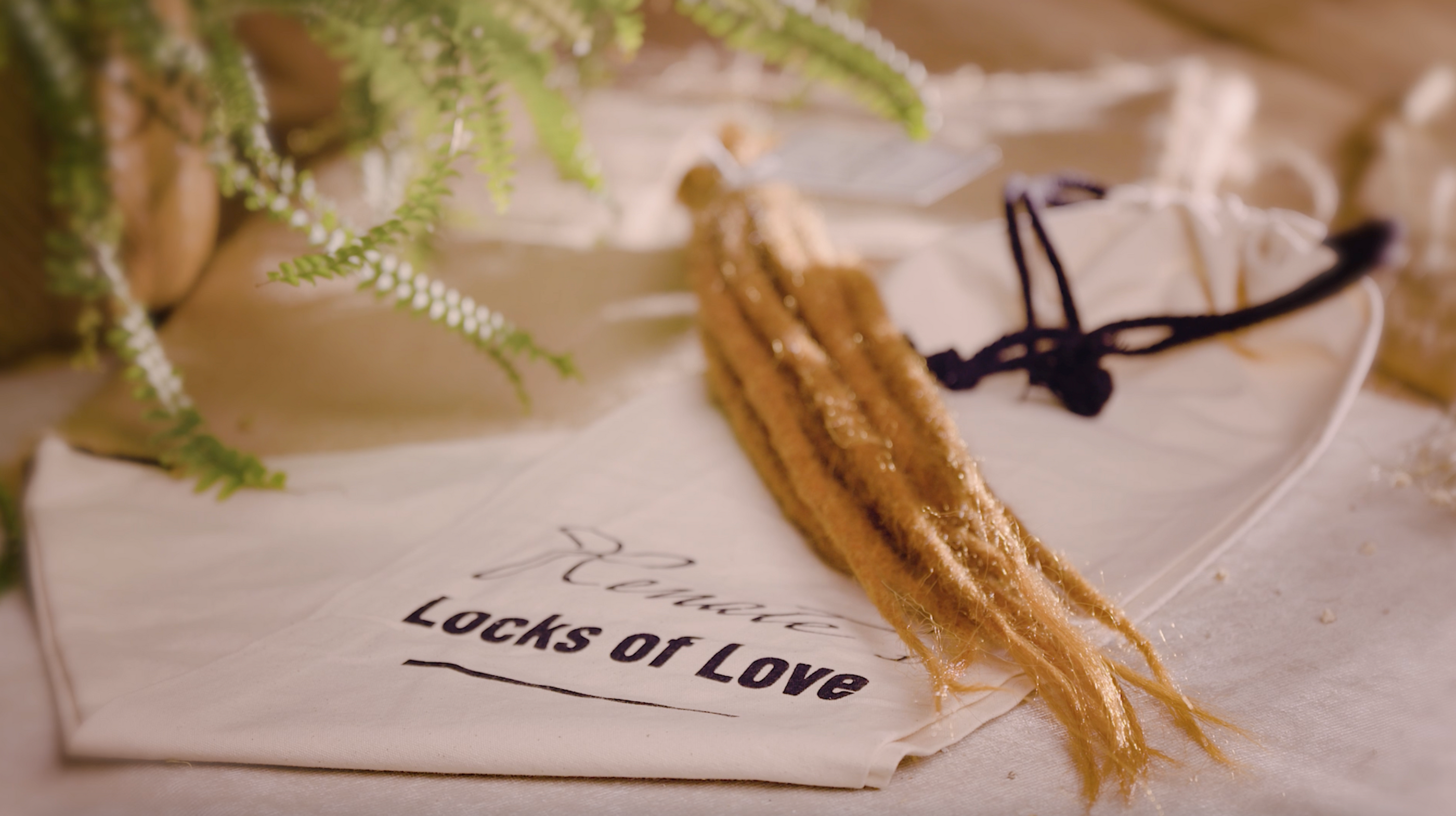 Locks of love storage bag