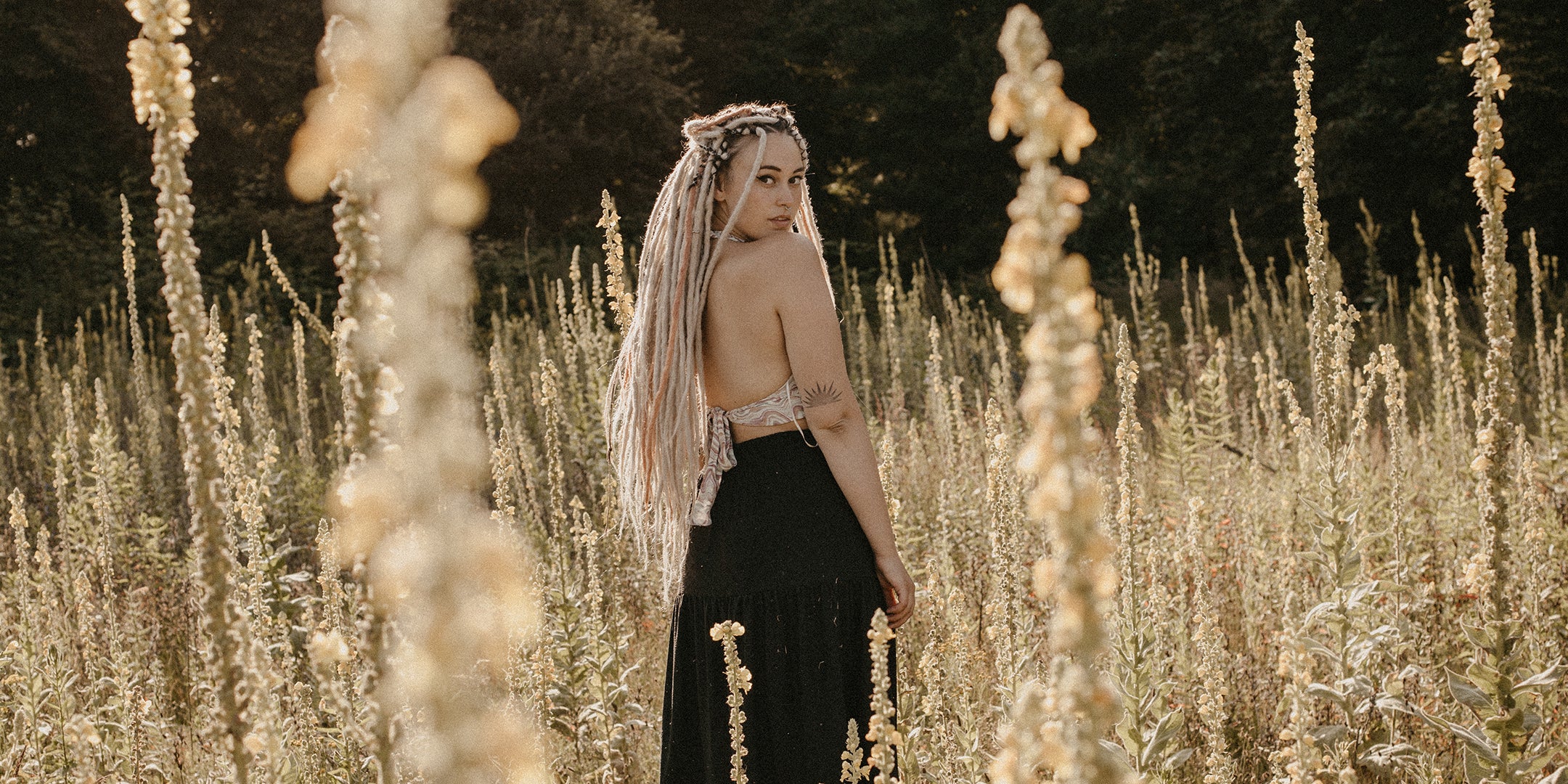 Dreadshop Synthetic Dreadlock Extensions Locks of Love Ash Blonde