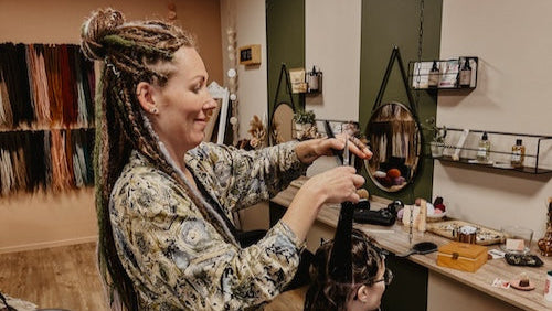 Partial Dreadlocks and Haircut