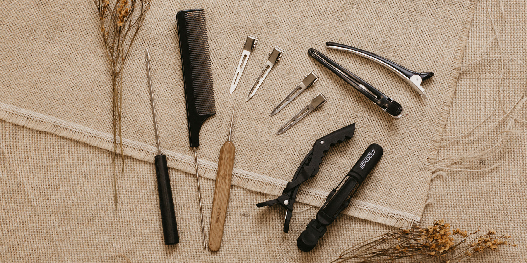 dreadlock installing tools