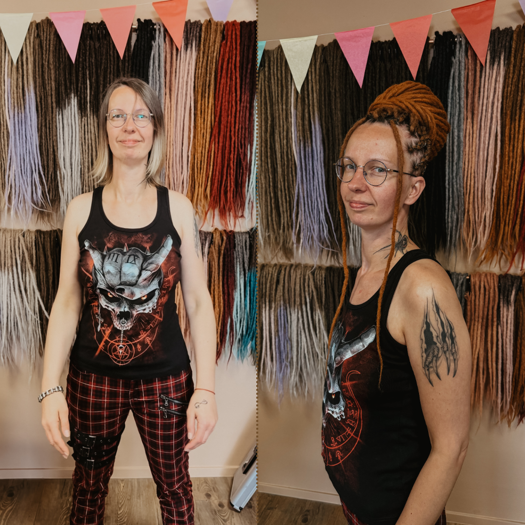 Locks of Love transformation at Dreadshop's Salon