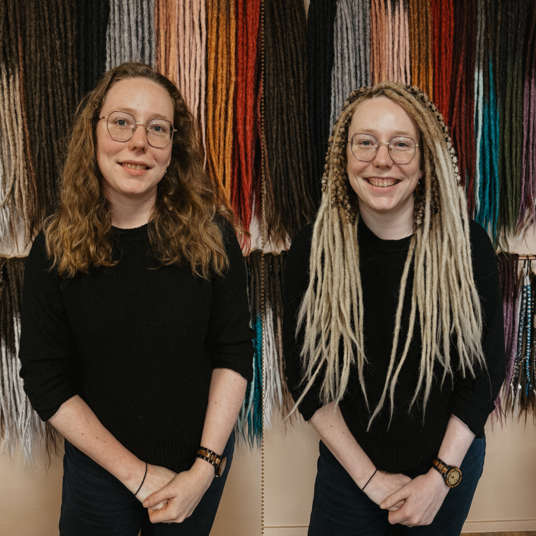 Synthetic Dreadlocks transformations at Dreadshop's Salon