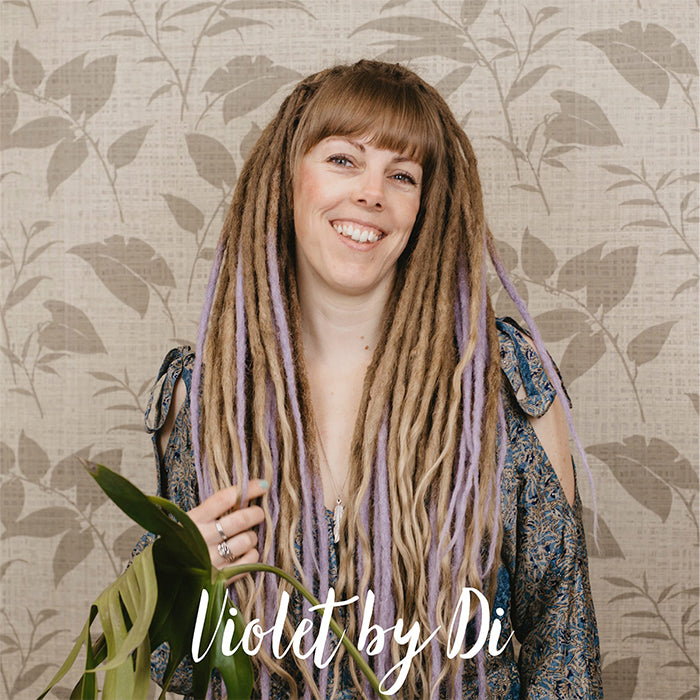 Dreadshop Synthetic Dreadlock Extensions Locks of Love Violet By Di
