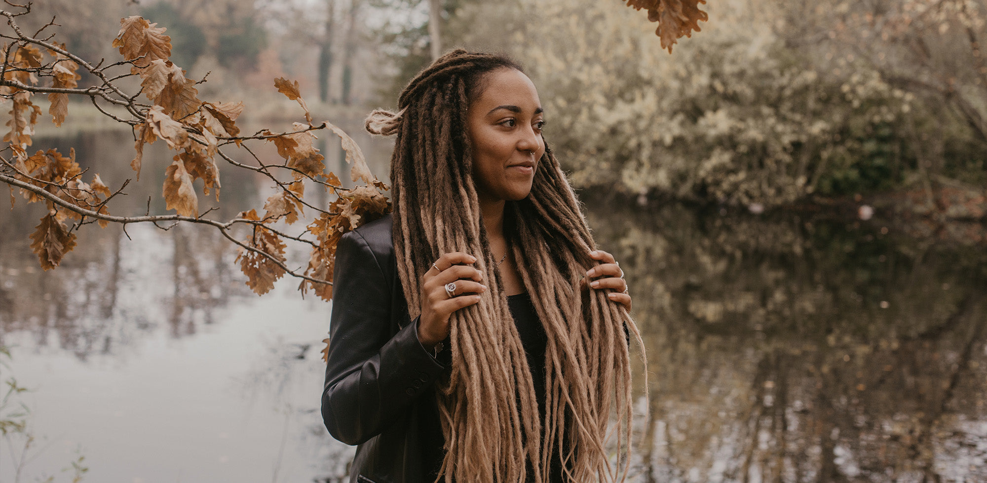 Partial synthetic dreadlock extensions, locks of love by dreadshop