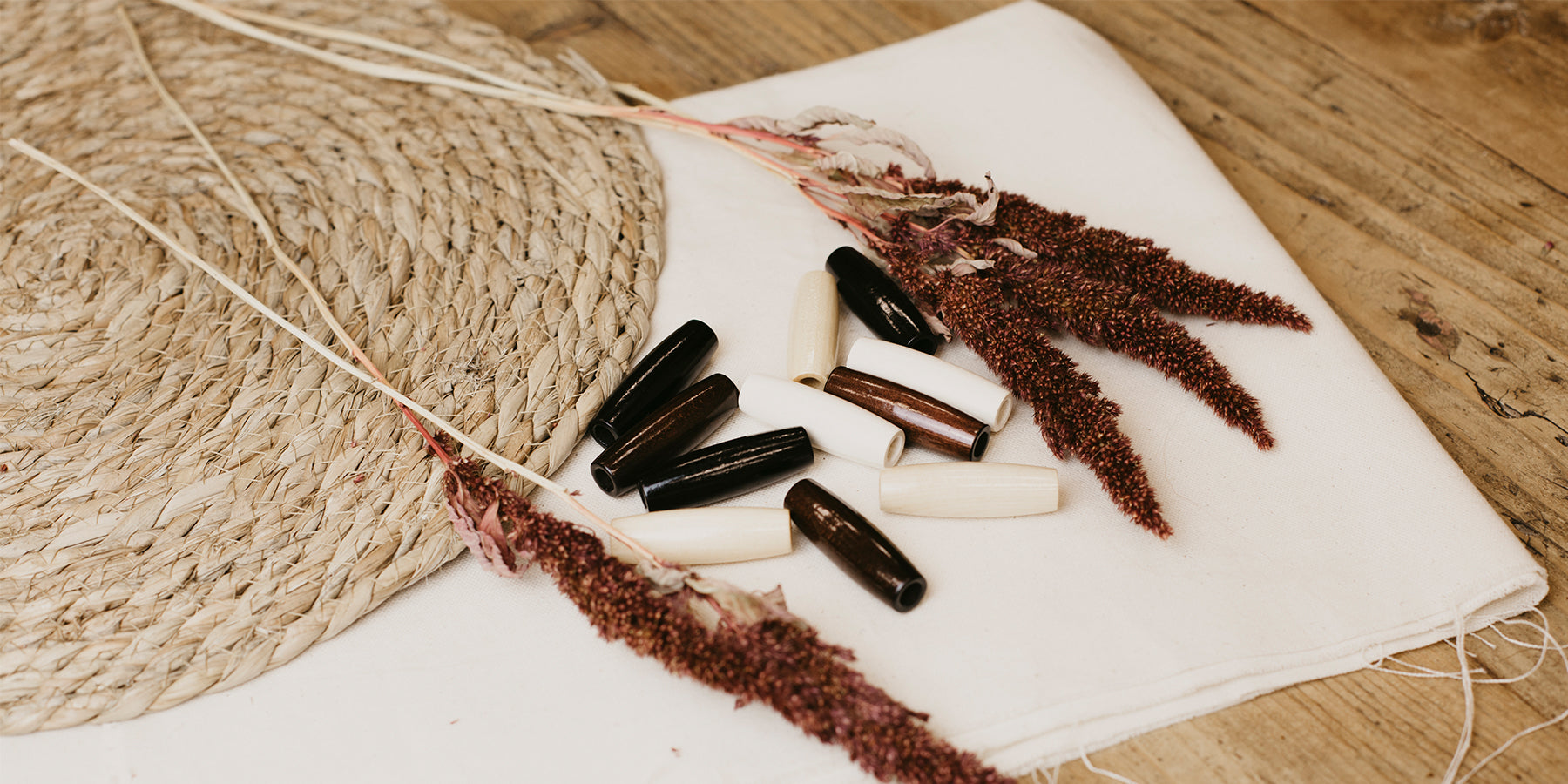 Dreadlock accessoires wooden beads