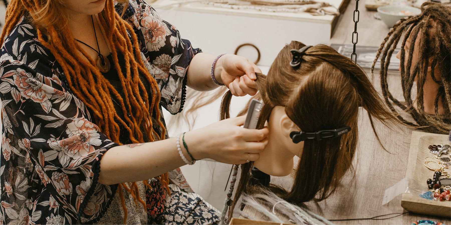 How to install synthetic dreadlock extensions course