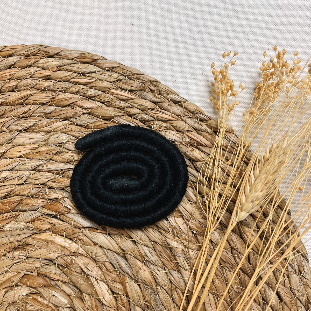 Black Felt Spiralock at Dreadshop