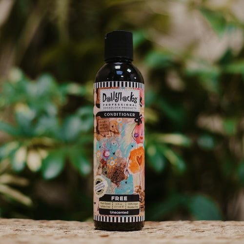 Dollylocks Dreadlock Conditioner. Unscented scent now available at Dreadshop. Ultimate Dread care