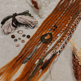 DIY Accentset Green White Gray on Go Ginger Synthetic Locks of Love