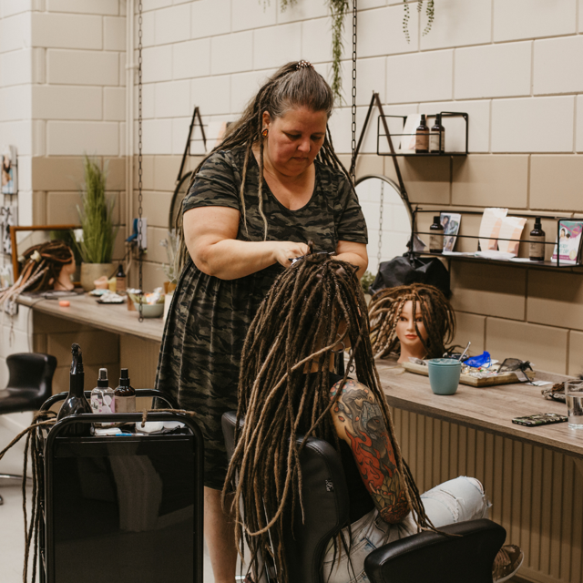 Installing Synthetic Locks of Love Brown