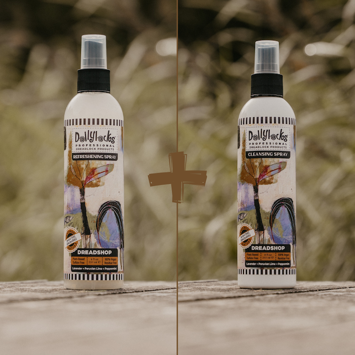 Dollylocks Dreadlock Care Kit With Cleansing an Refreshening Spray