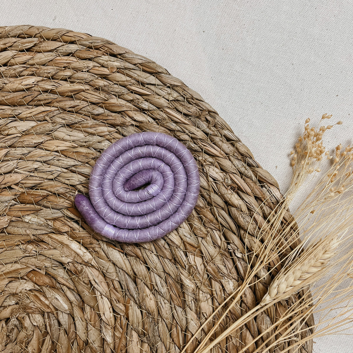 Lavender Felt Spiralock at Dreadshop