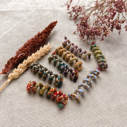 Dreadlock Mini Mix Sprialock rolled