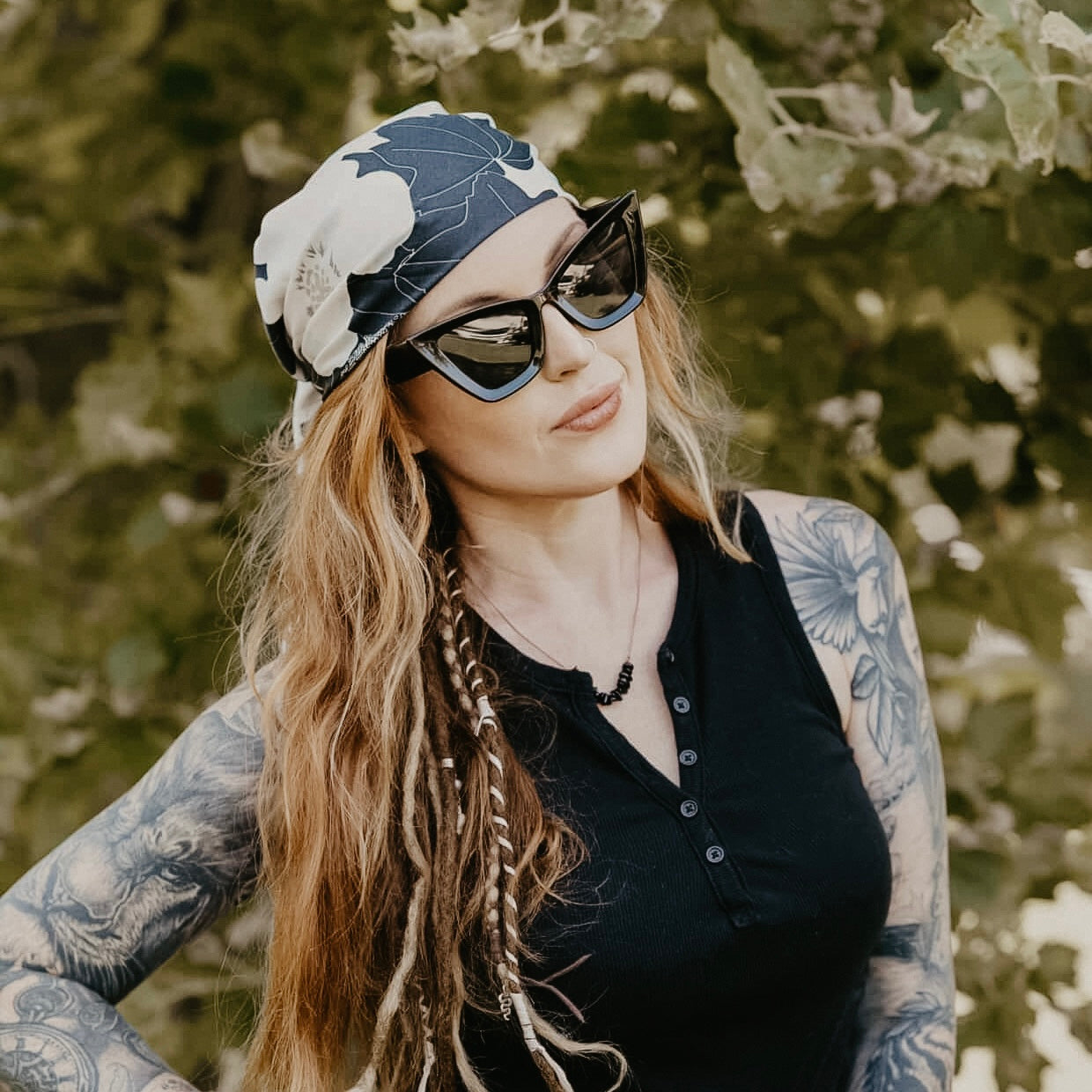 Amanda Influencer with Human Hair Dreadlock Extensions by Dreadshop | Locks of Love