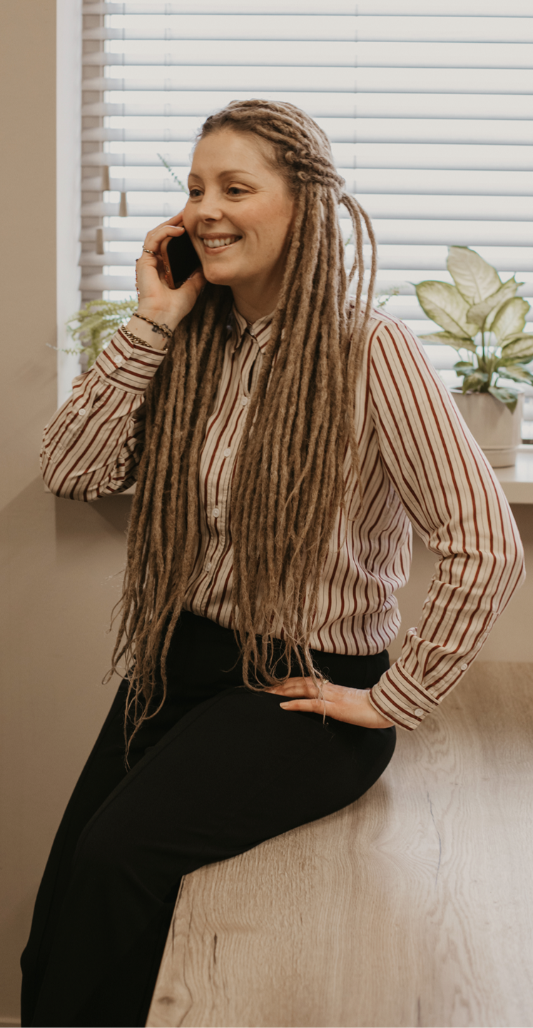 Thin Synthetic Locks of Love Dark Blonde Bum Length by Dreadshop