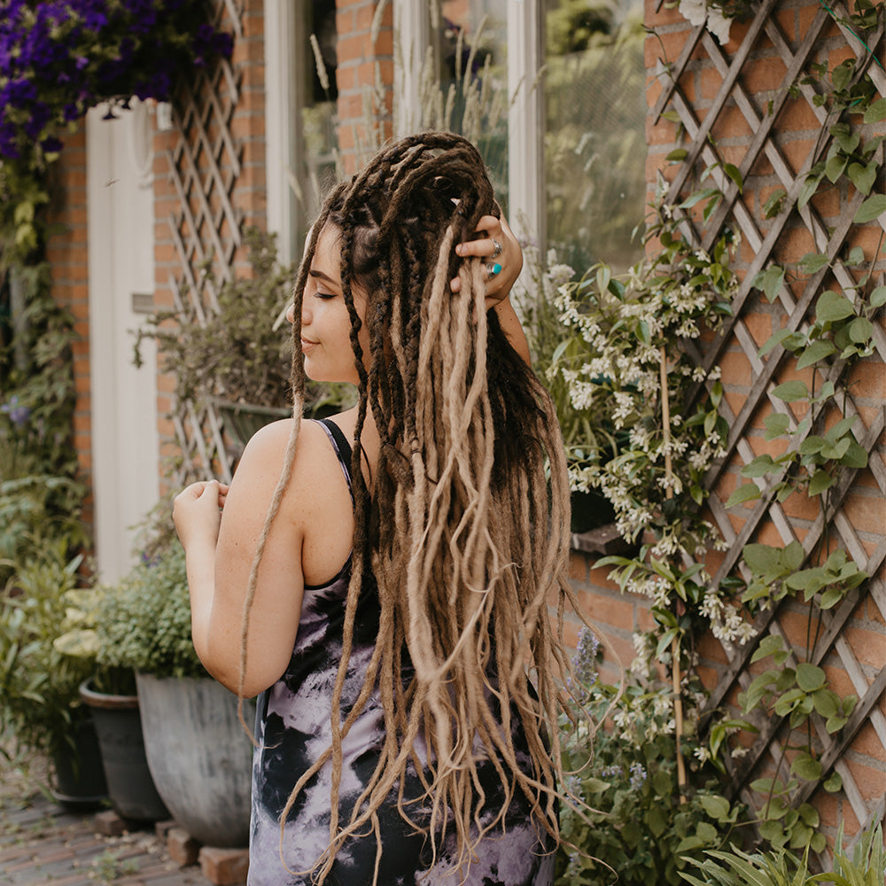 Synthetic dreadlock extensions, locks of love caramel twist by dreadshop