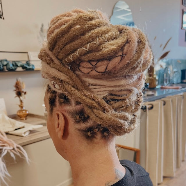 Synthetic Dreadlocks Updo Bun