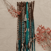 Decorated Dreadlocks Set | Teal Time | with Braids | Dreadshop