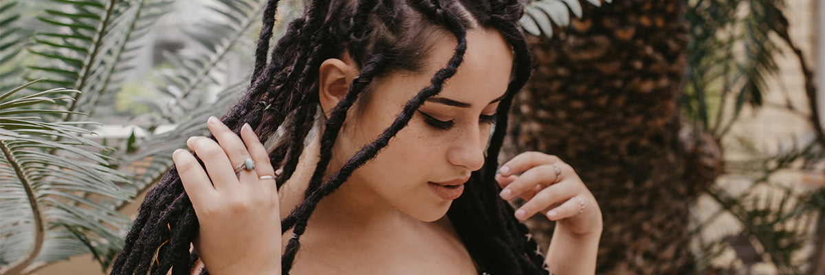 Synthetic dreadlock extensions, locks of love midnight by dreadshop