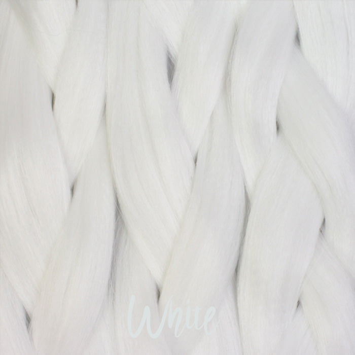 White Henlon hair, Synthetic hair, Hair & tools