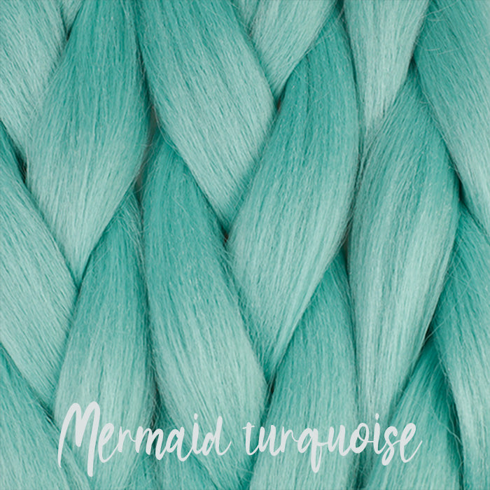 xxMermaid turquoise Henlon hair, Synthetic hair, Hair & tools