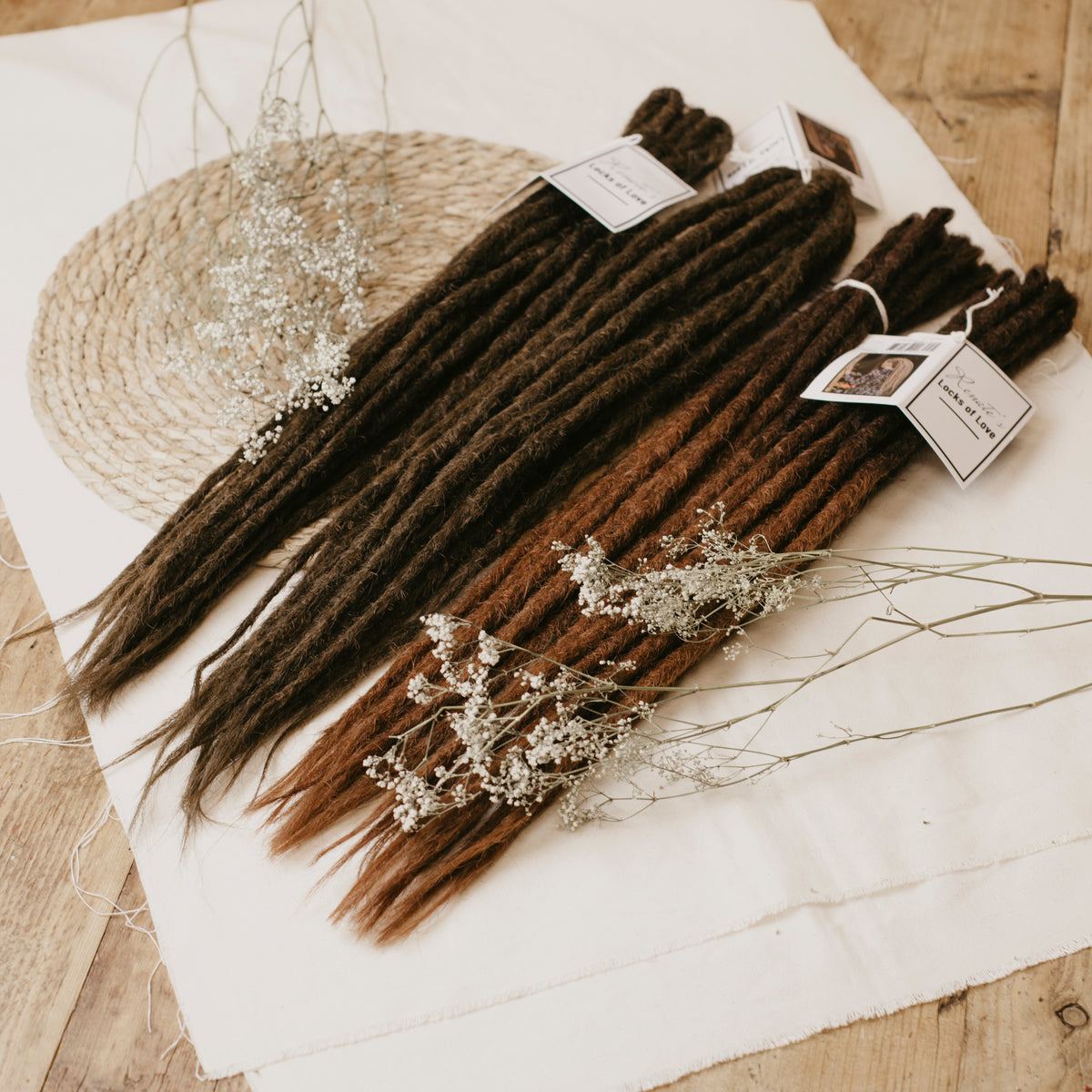 Synthetic dreadlock extensions, locks of love by dreadshop