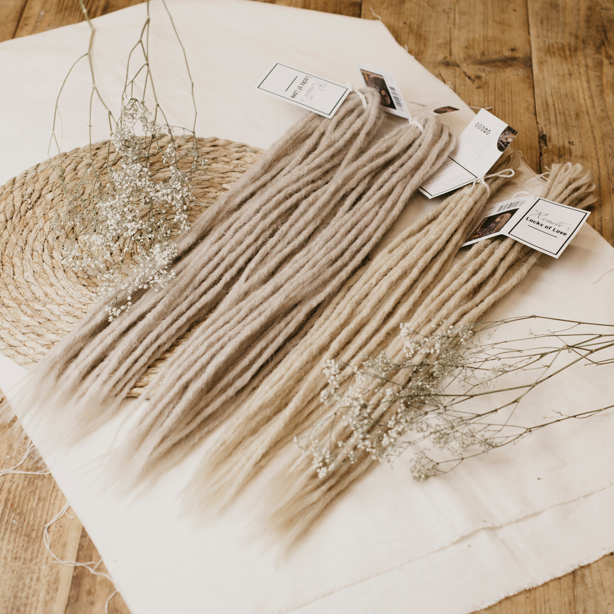 Synthetic dreadlock extensions, locks of love by dreadshop