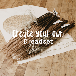 Synthetic dreadlock extensions, locks of love by dreadshop, custom Dreadlock set