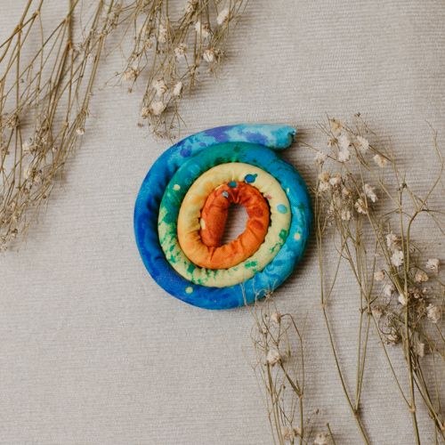 Rainbow Spiralock, hair accessories