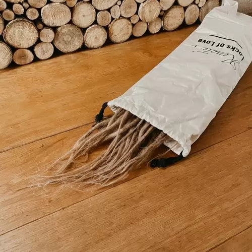 Storage bag with dreads in it. Tools, Synthetic dread care, Merch, Hair & tools, Accessories