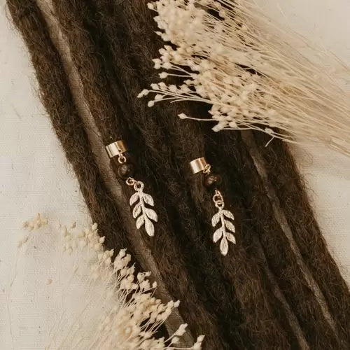 Beads for dreadlocks at Dreadshop, gold boho beads