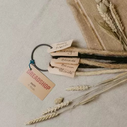 Color ring Human hair locks of love loose bundles Colors dreads